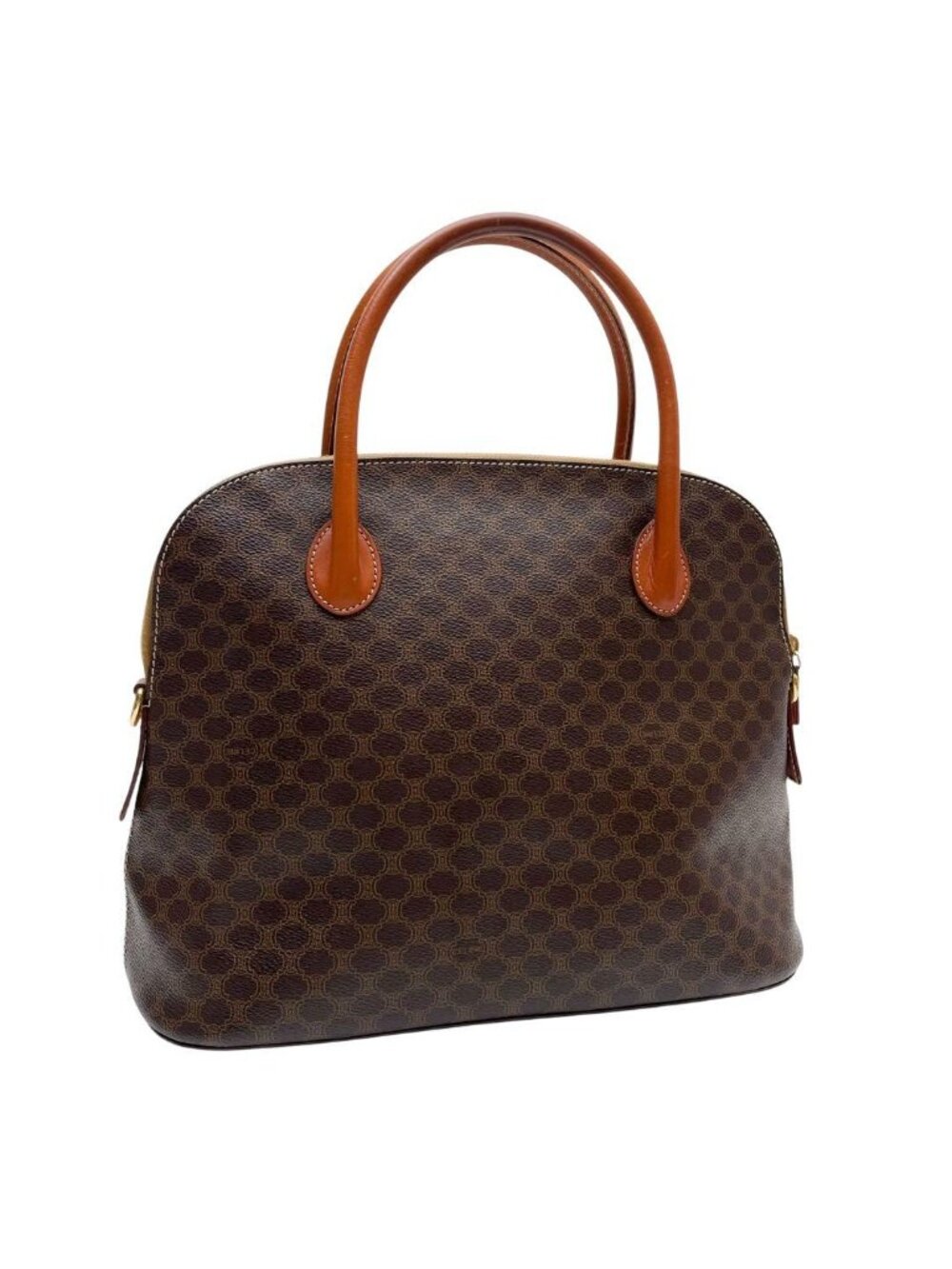 Celine Leather Macadam Triomphe Shoulder - Picture 2 of 10
